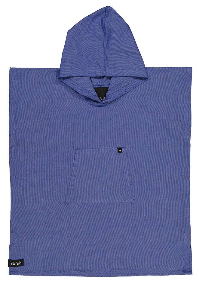 Futah - Ericeira Blue Kids Poncho  (1)