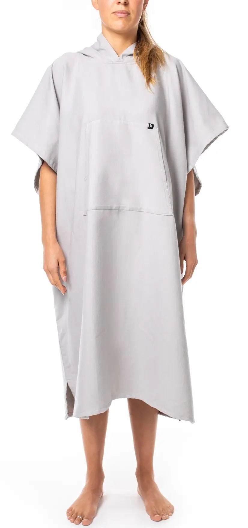 Futah - Ericeira Grey Poncho  (3)