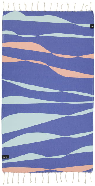 Sea Storm Blue Kids Towel