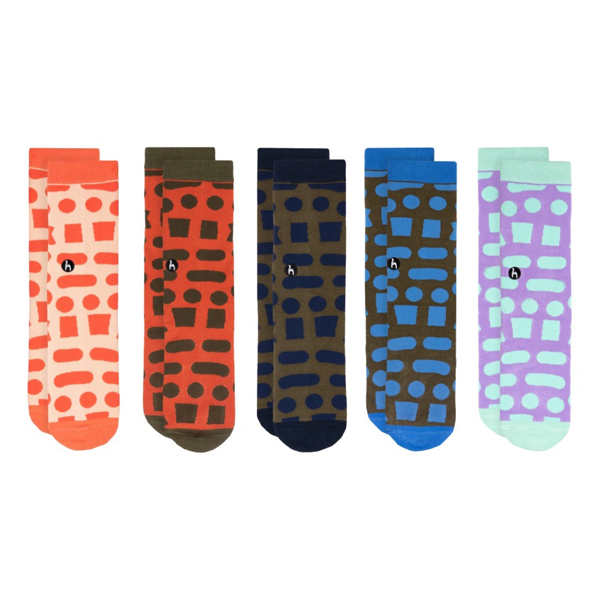 Futah - 5-Pack Big Shells Socks (1)