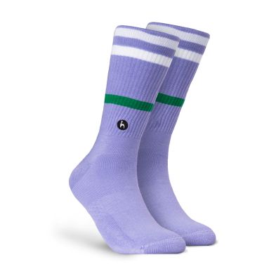 Stripes Violet Socks