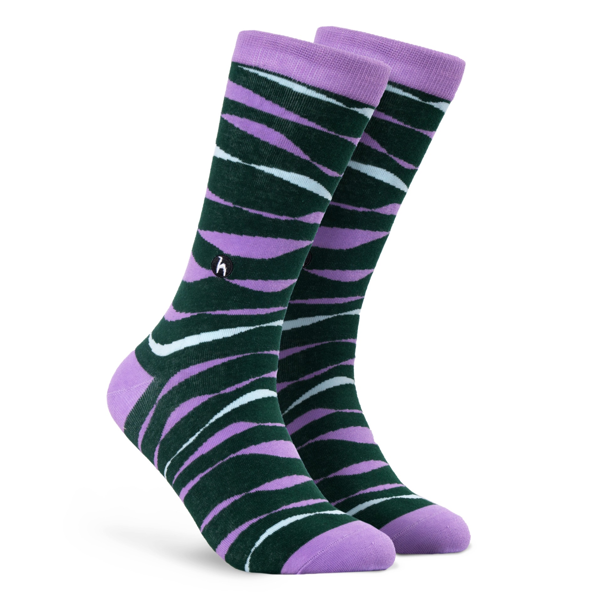 Futah - Sea Storm Purple Green Socks    (1)