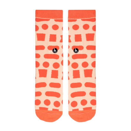 Big Shells Coral Socks  (2)