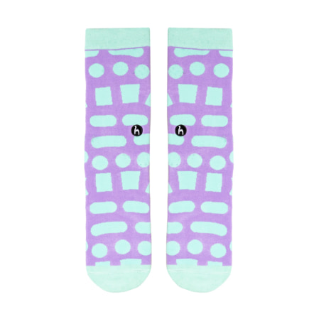 Big Shells Purple Water Socks (2)