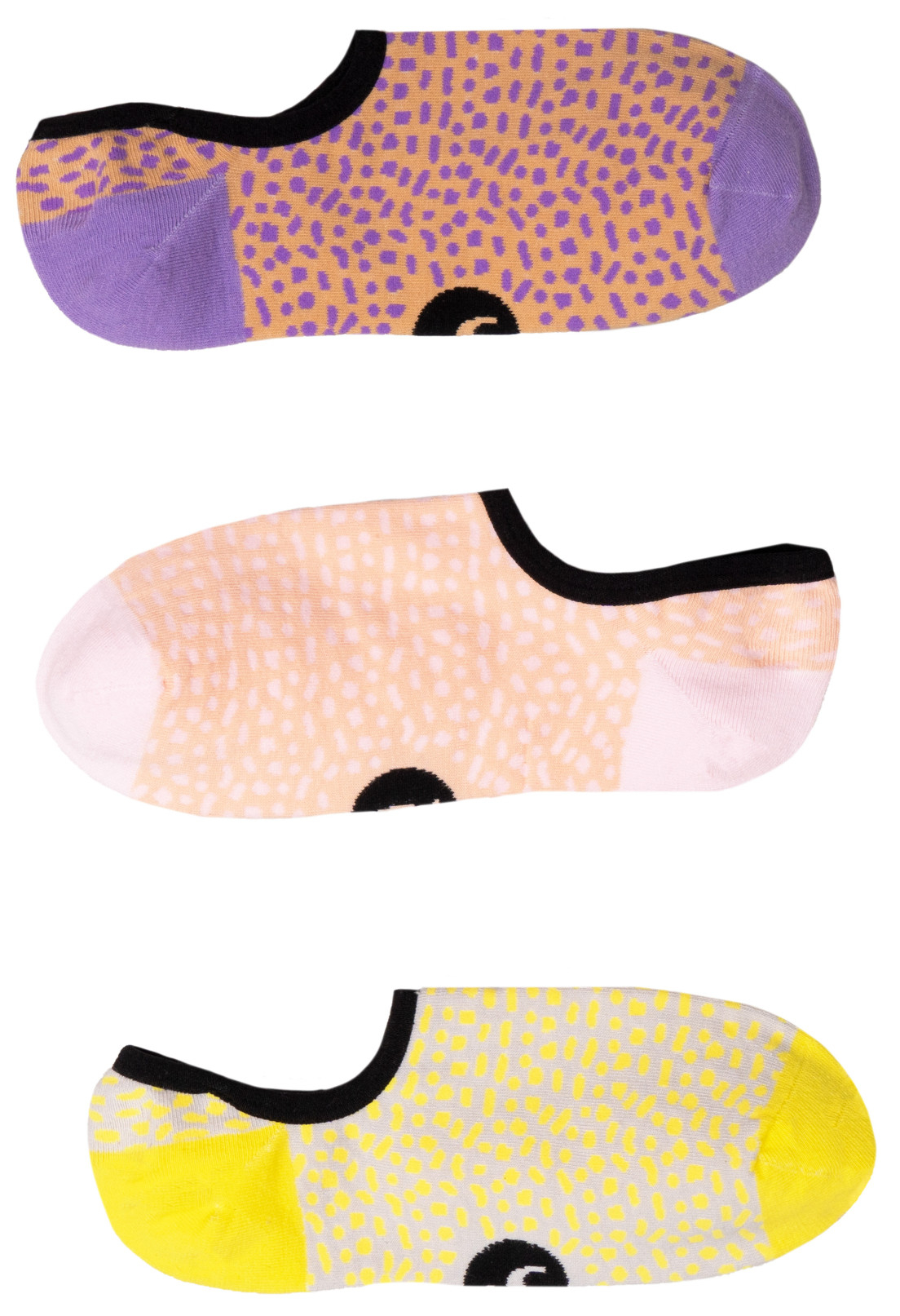 Futah - 3 Socks Shells No Show Pack  (1)