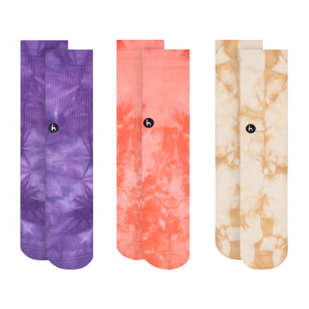 3-Pack Tie Dye Sports Socks A