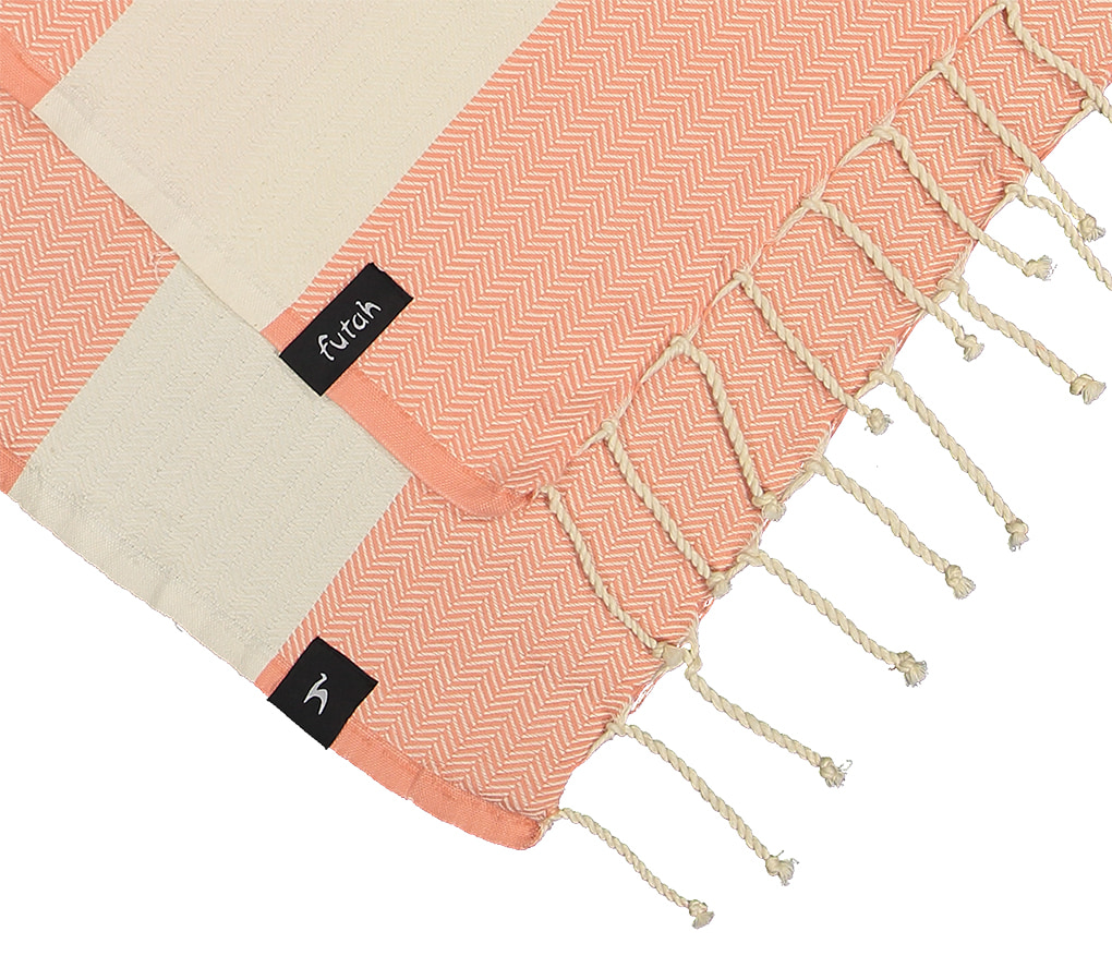 Futah - Bedu Coral Beach towel  (2)