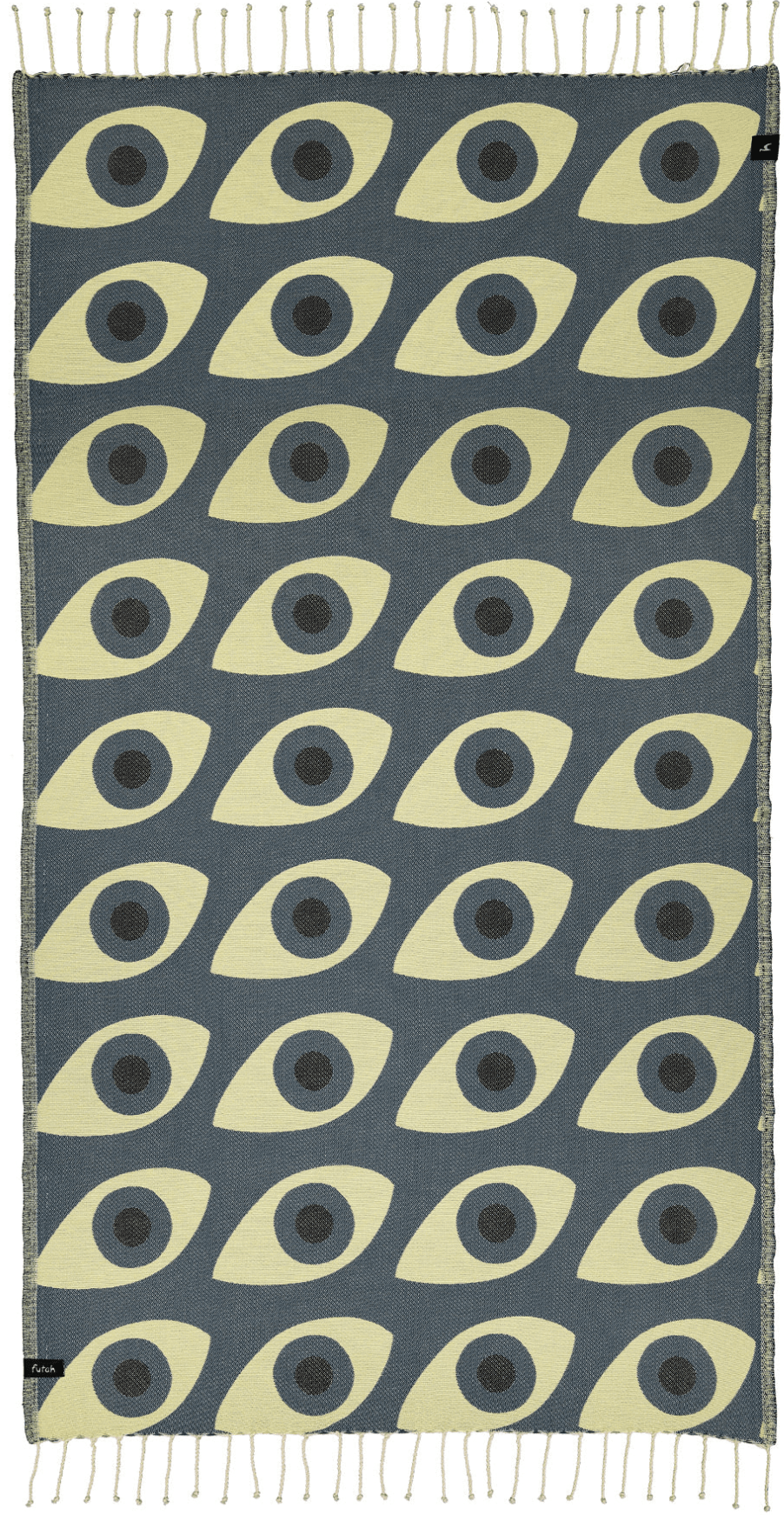 Futah - Daintree Blue Beach Towel (1)
