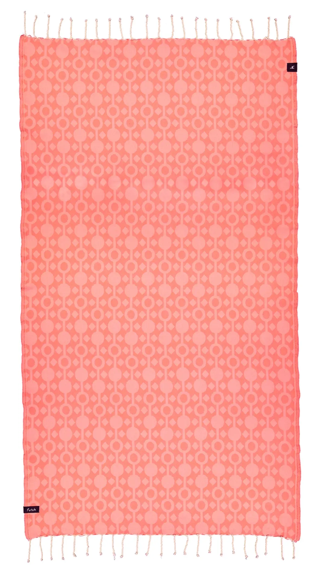 Futah - Amazónica Coral Beach Towel (1)