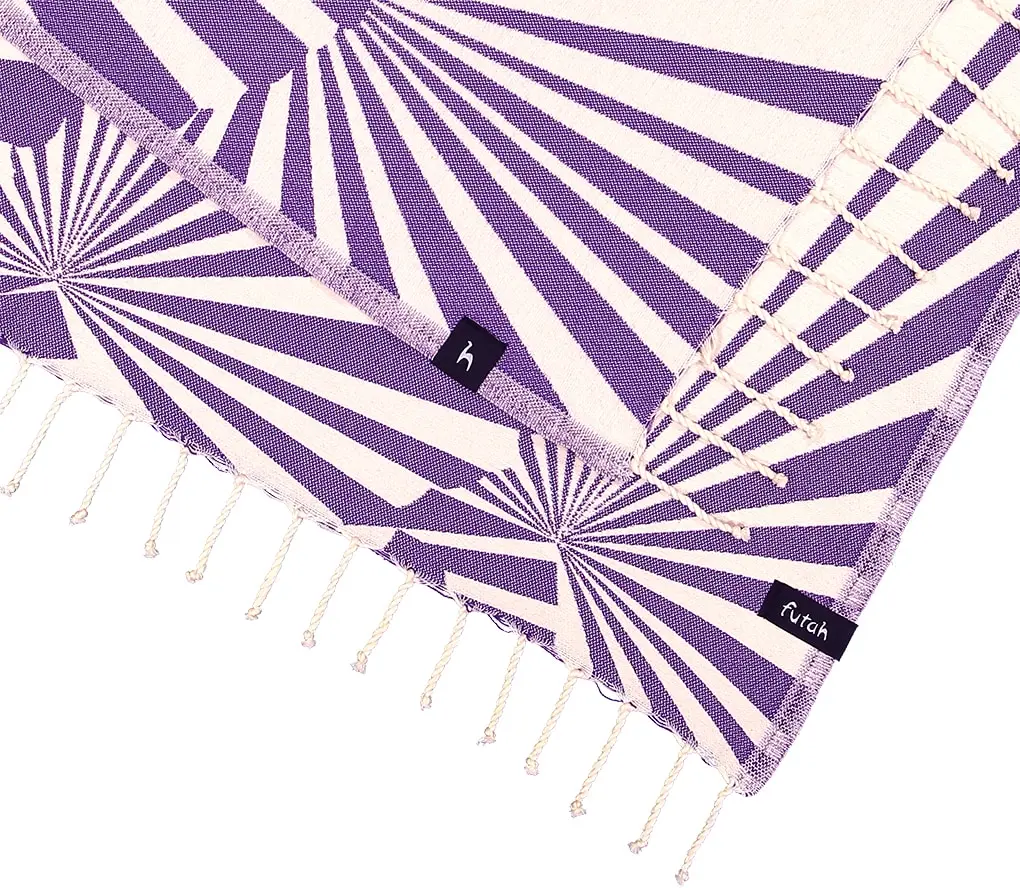 Futah - Taiga Purple Beach Towel (2)