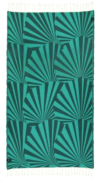 Taiga Green Beach Towel