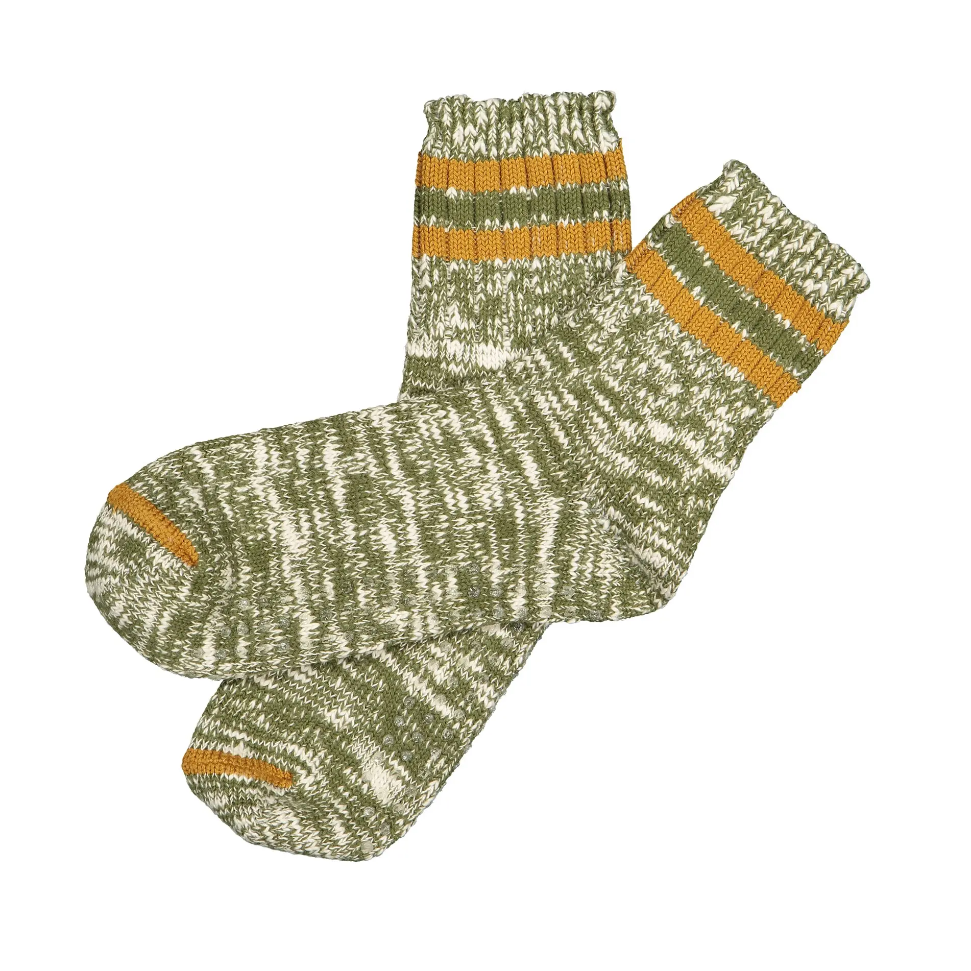 Futah - Green Flamé Cotton Socks (2)