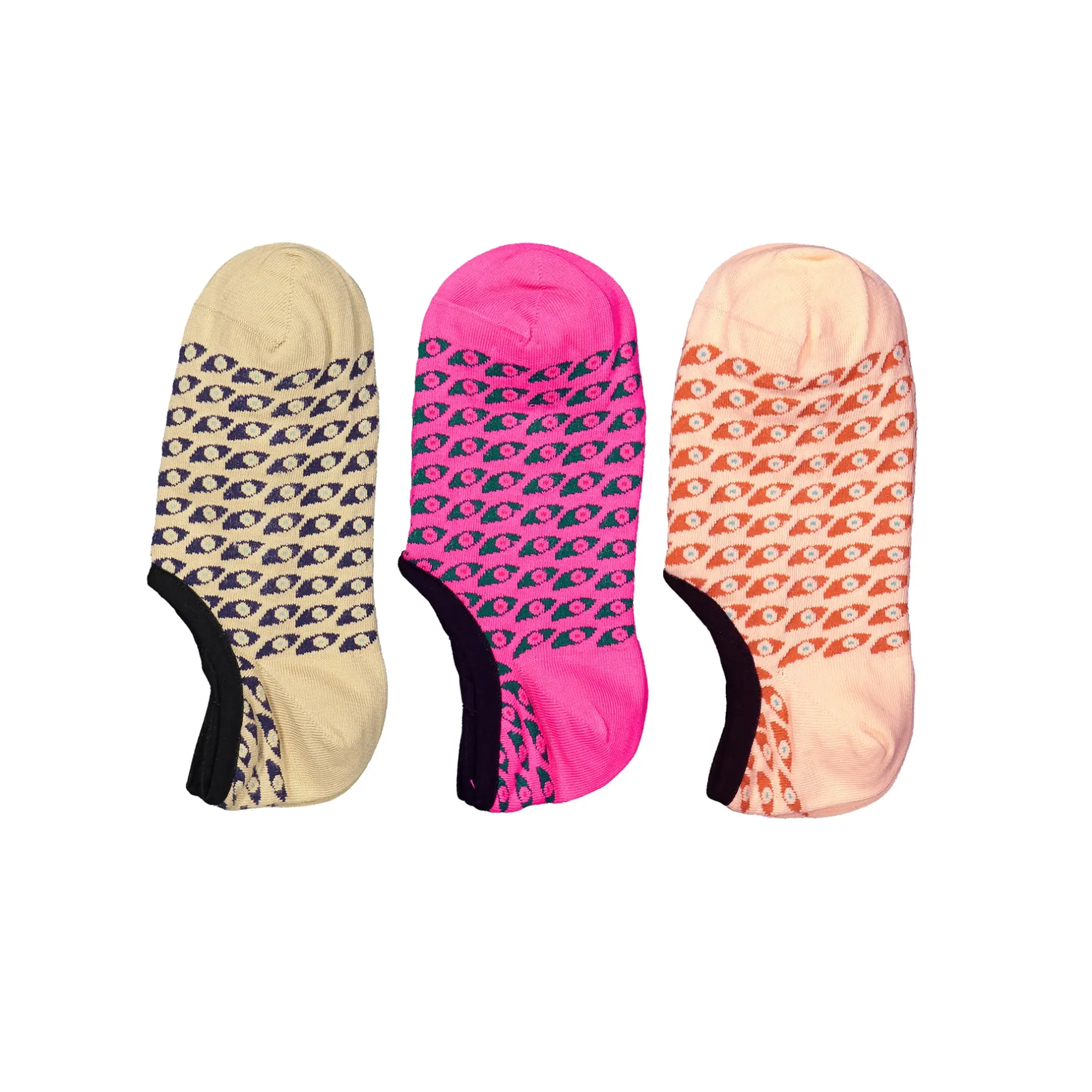 Futah - 3-Pack Daintree No Show Socks (1)