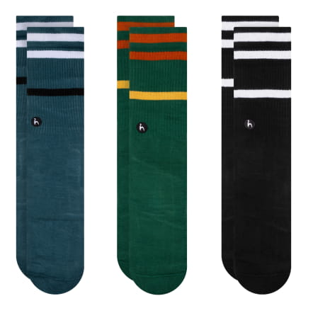 3-Pack Stripes Socks F