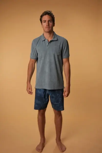 Terry Polo Mineral Grey
