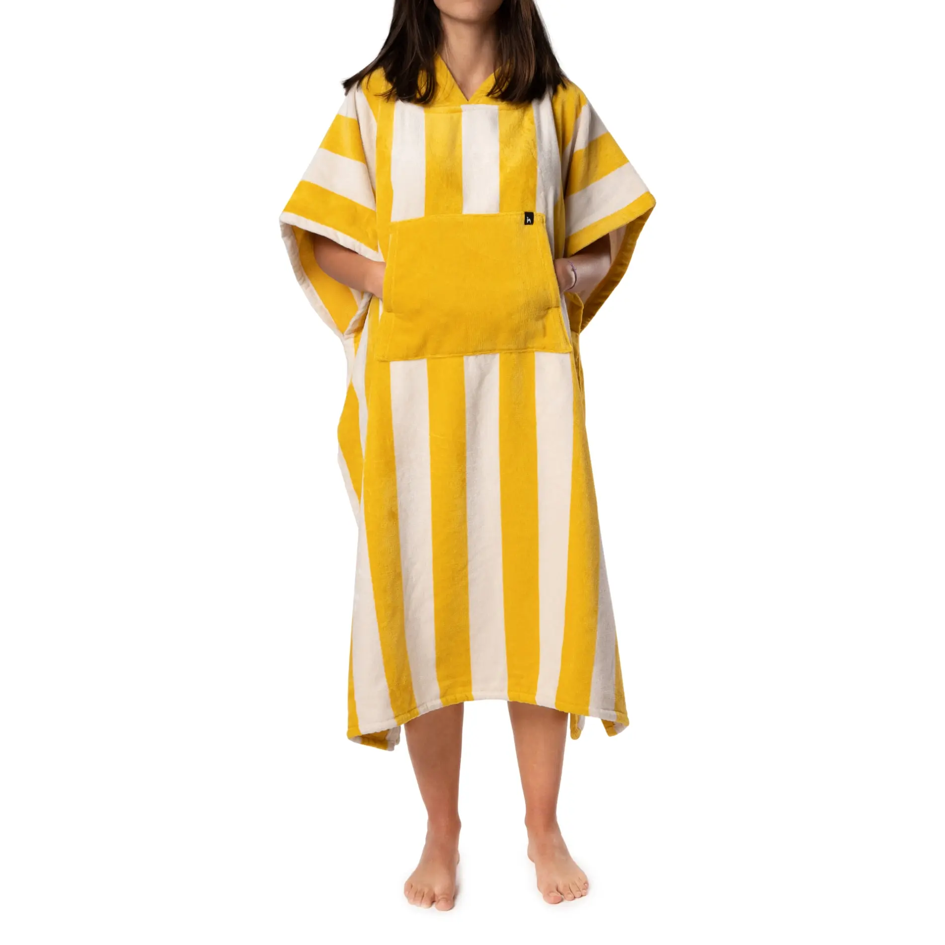 Futah - Bedu Mustard Terry Poncho  (4)