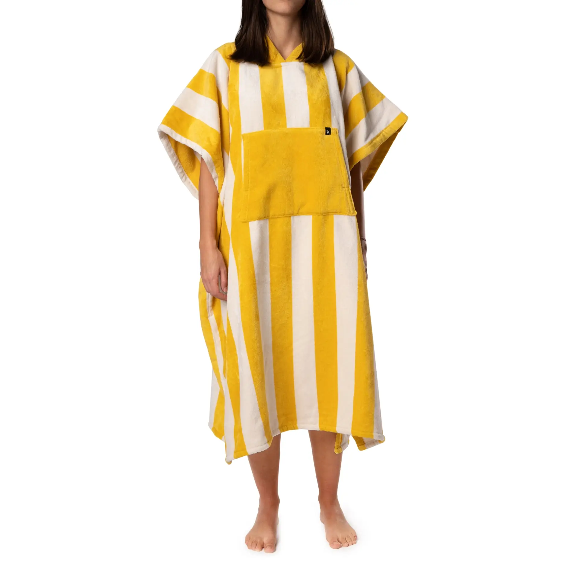 Futah - Bedu Mustard Terry Poncho  (3)