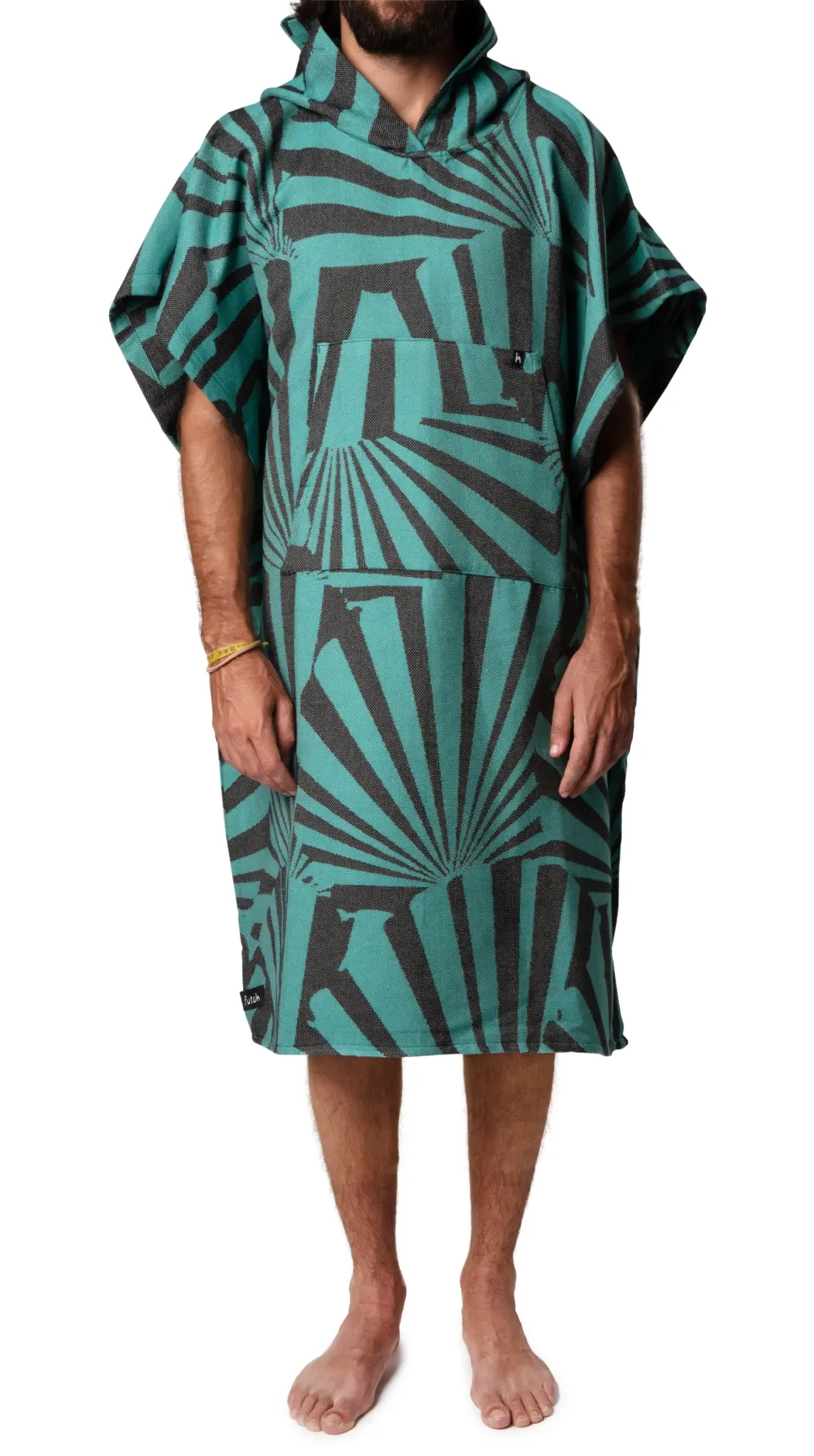 Futah - Poncho Taiga Green  (3)