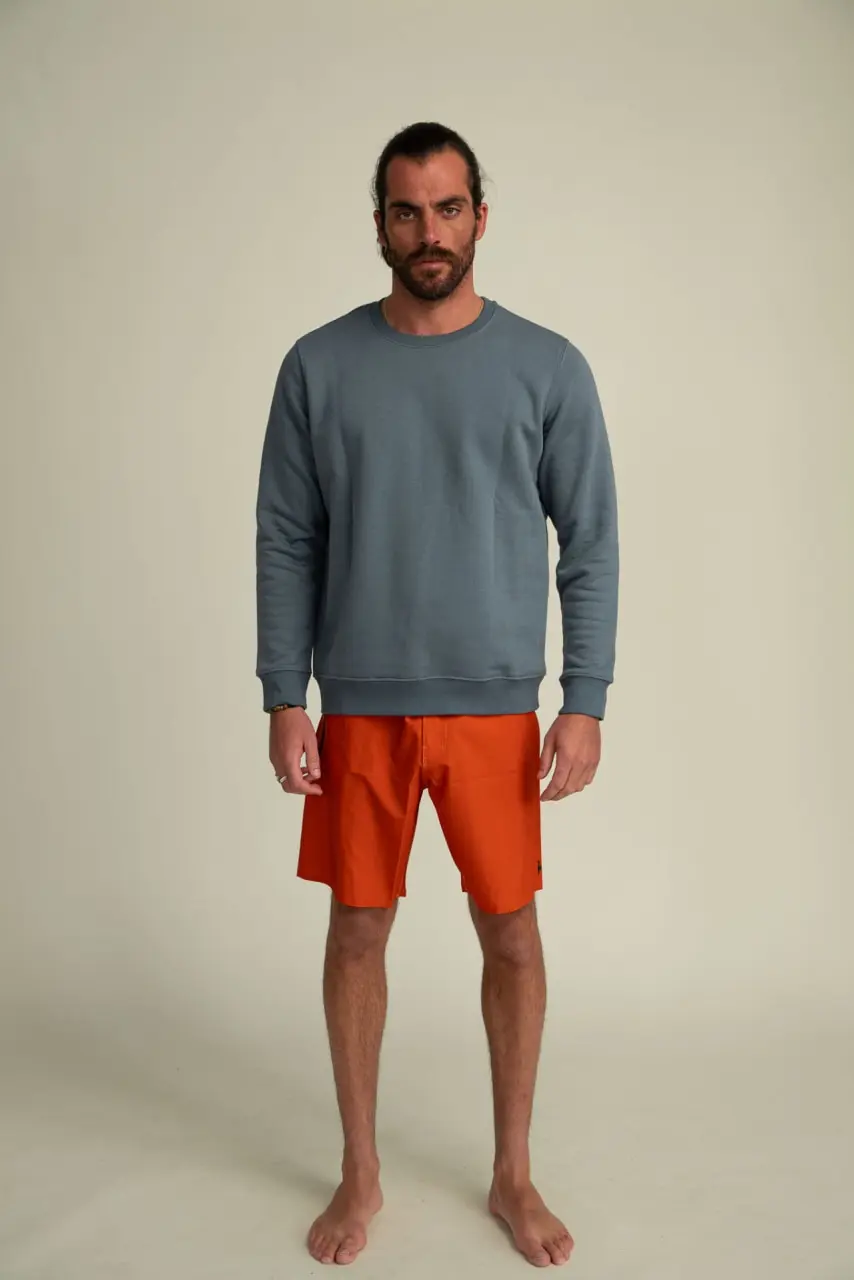 Futah - Organic Cotton Sweatshirt - Beach Grey (1)