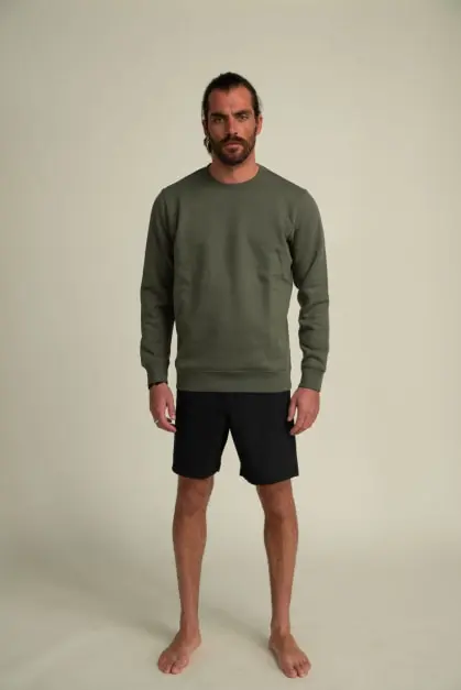 Organic Cotton Sweatshirt - Forest (2)