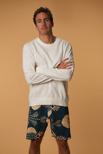 Organic Cotton Sweatshirt - Beach (2)