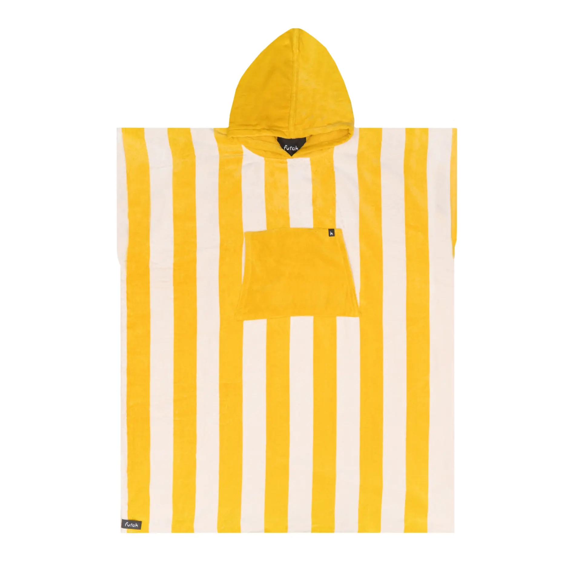 Futah - Bedu Mustard Terry Poncho  (1)