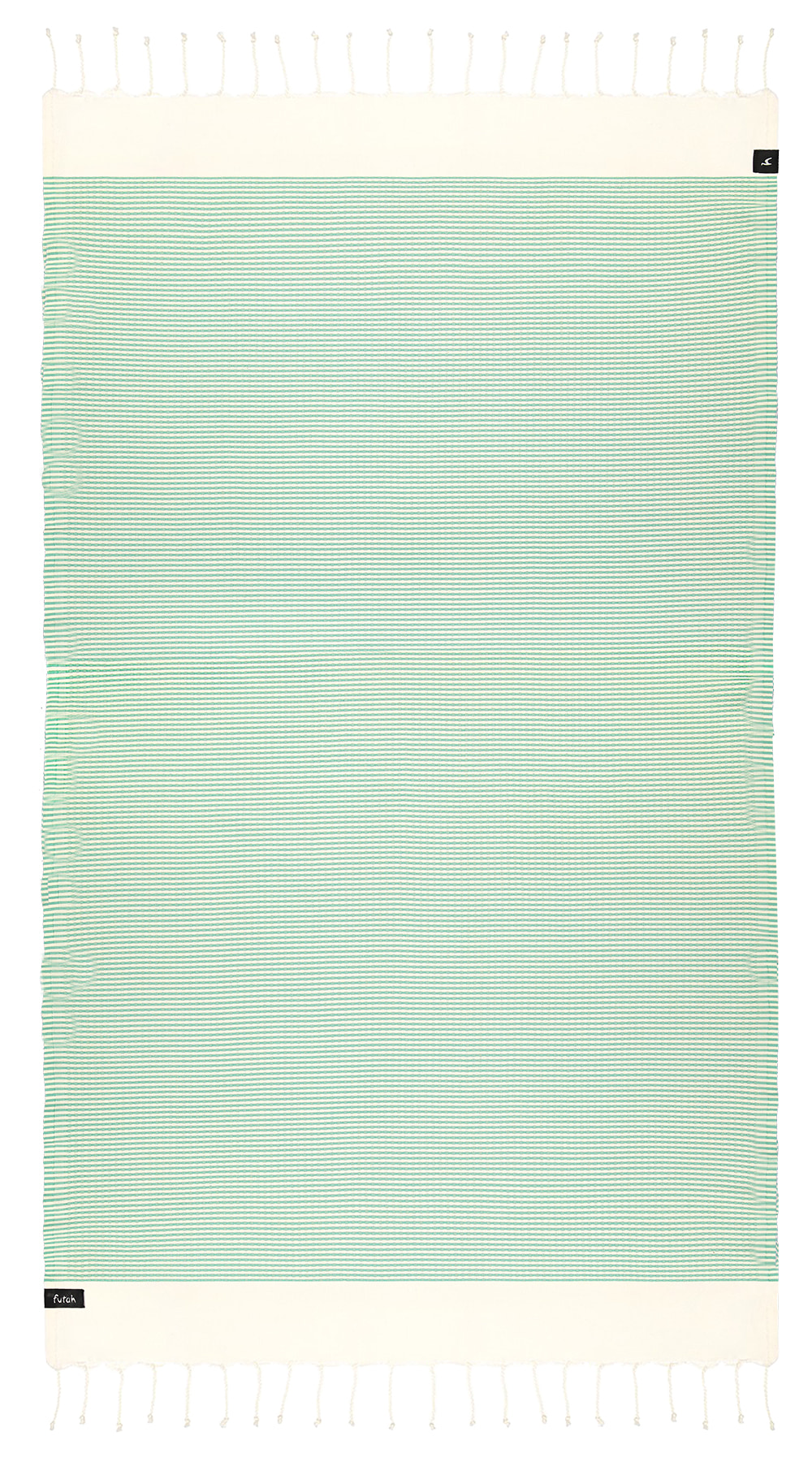 Futah - Nazaré Sea Green Beach Towel  (1)