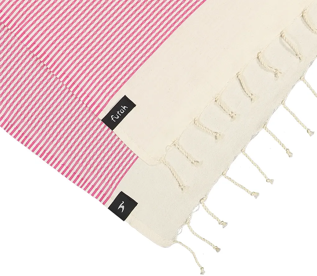 Futah - Nazaré Pink Beach Towel (2)