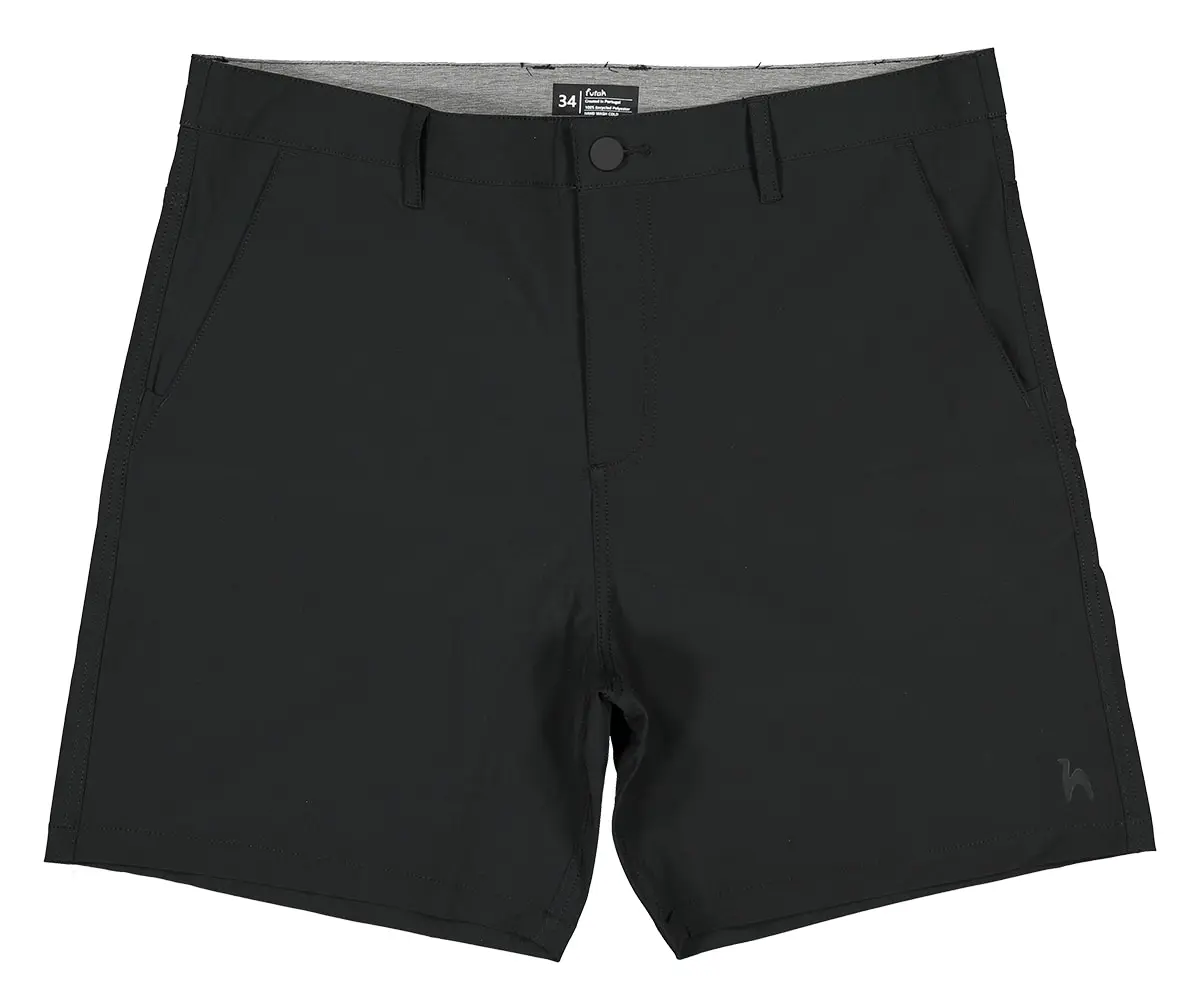 Futah - Ericeira Black Hybrid Shorts (1)