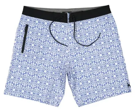 Futah Flora & White Boardshorts