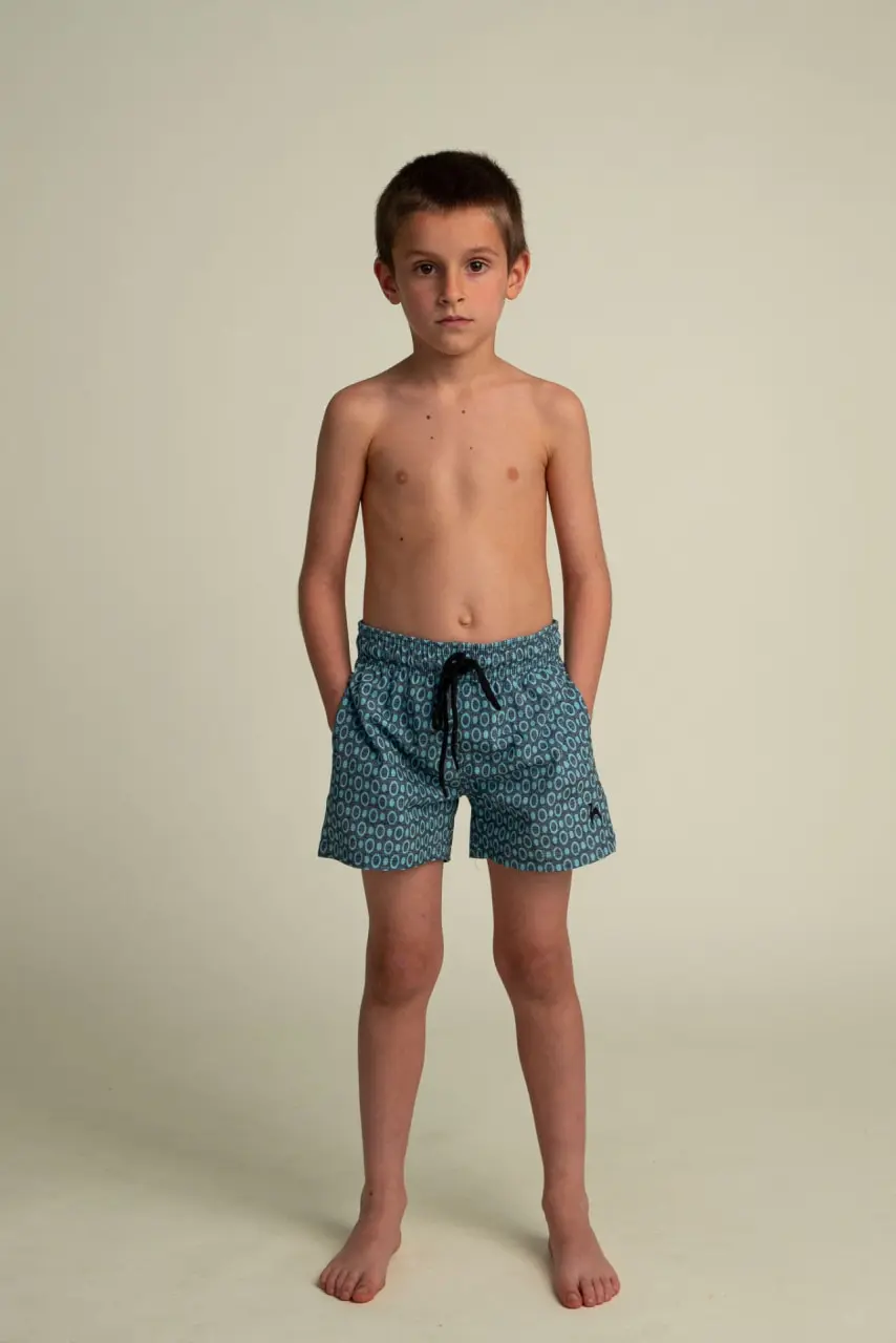 Futah - Pulse Green Kids Swimshorts (1)