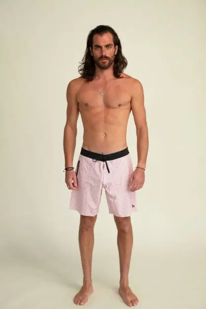 Futah Flora Mocha & Violet Boardshorts