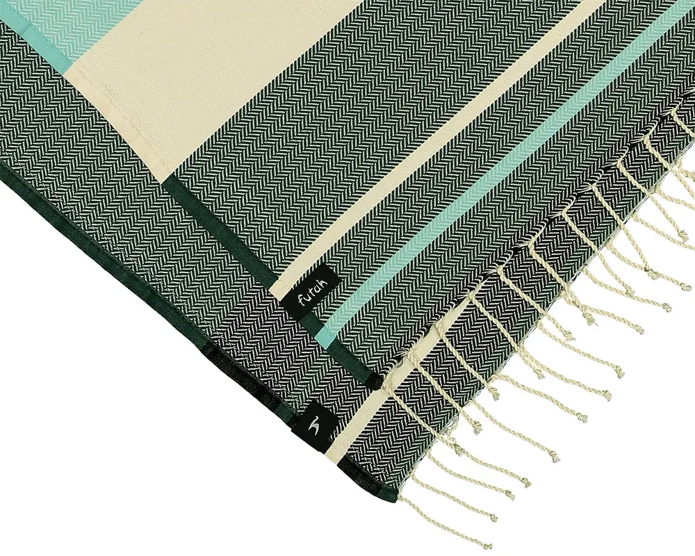 Futah - Papua Green Beach Towel (2)