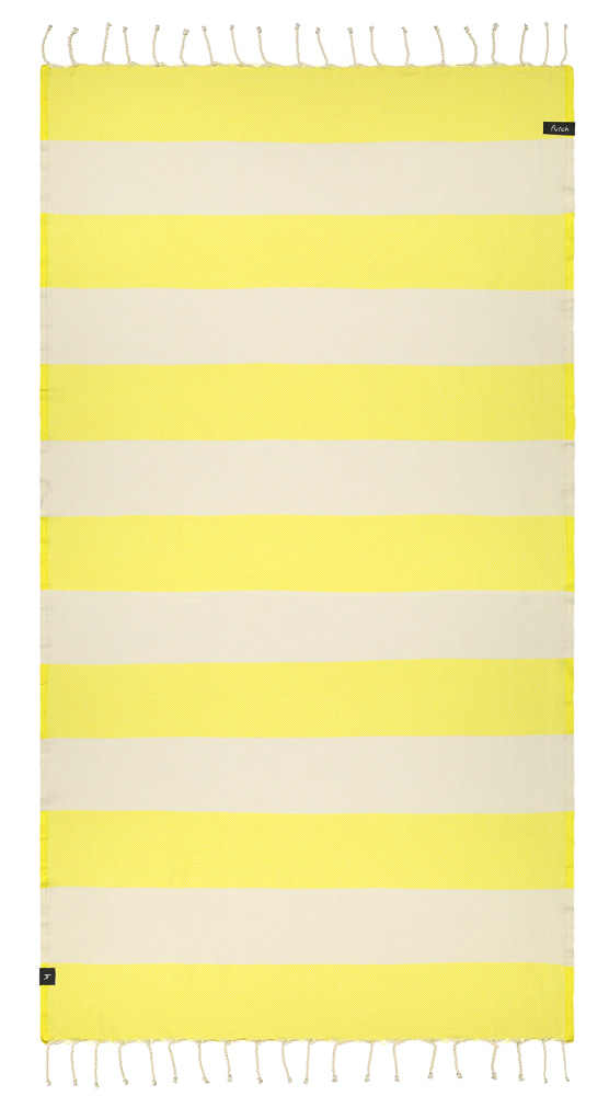 Futah - Bedu Yellow Beach Towel (1)