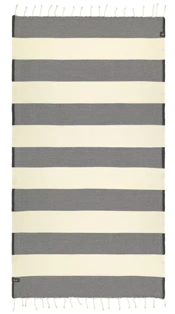 Bedu Black Beach Towel