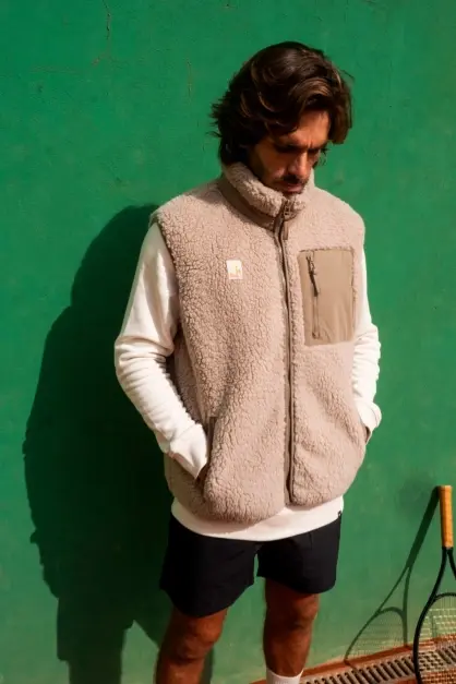 Sherpa Vest Beige
