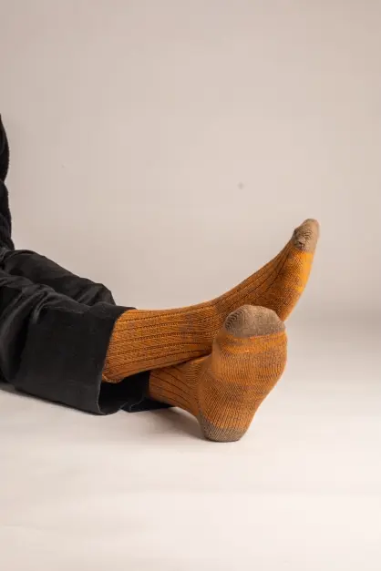 Cashmere & Wool Amber Socks
