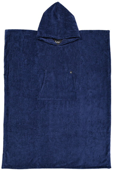Futah - Ericeira Navy Blue Terry Poncho (1)