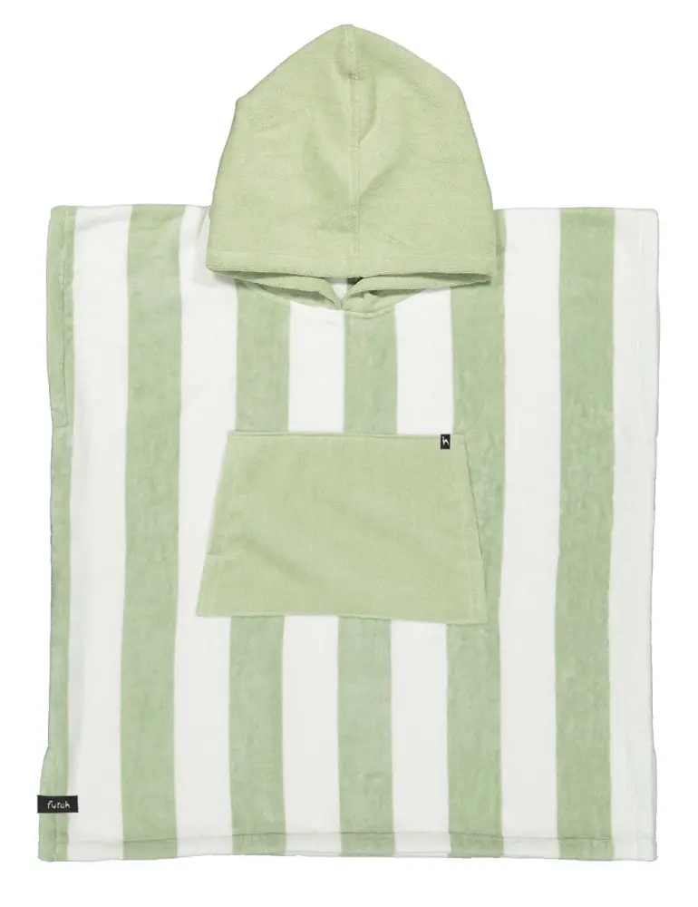 Futah - Bedu Green Terry Poncho Kids (1)