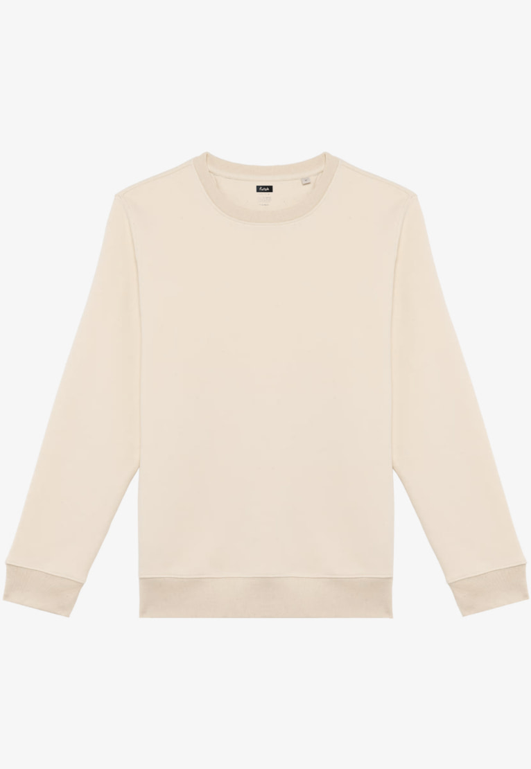 Futah - Organic Cotton Sweatshirt Raw - Beach (1)