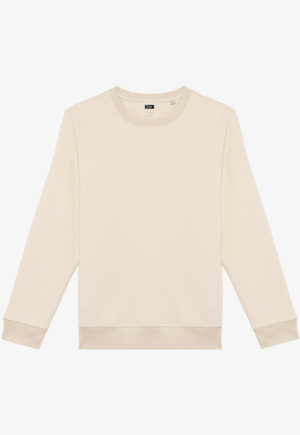 Organic Cotton Sweatshirt Raw - Beach (2)