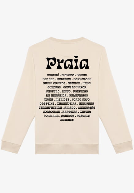 Organic Cotton Sweatshirt Raw - Beach