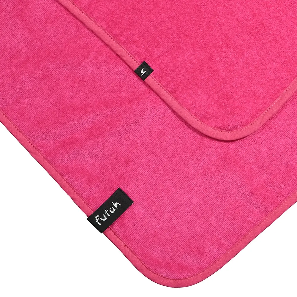 Futah - Ericeira Neon Pink Terry Towel (2)