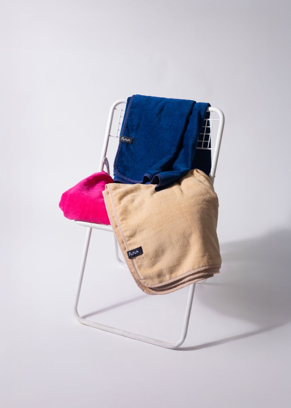 Futah - Ericeira Neon Pink Terry Towel (12)